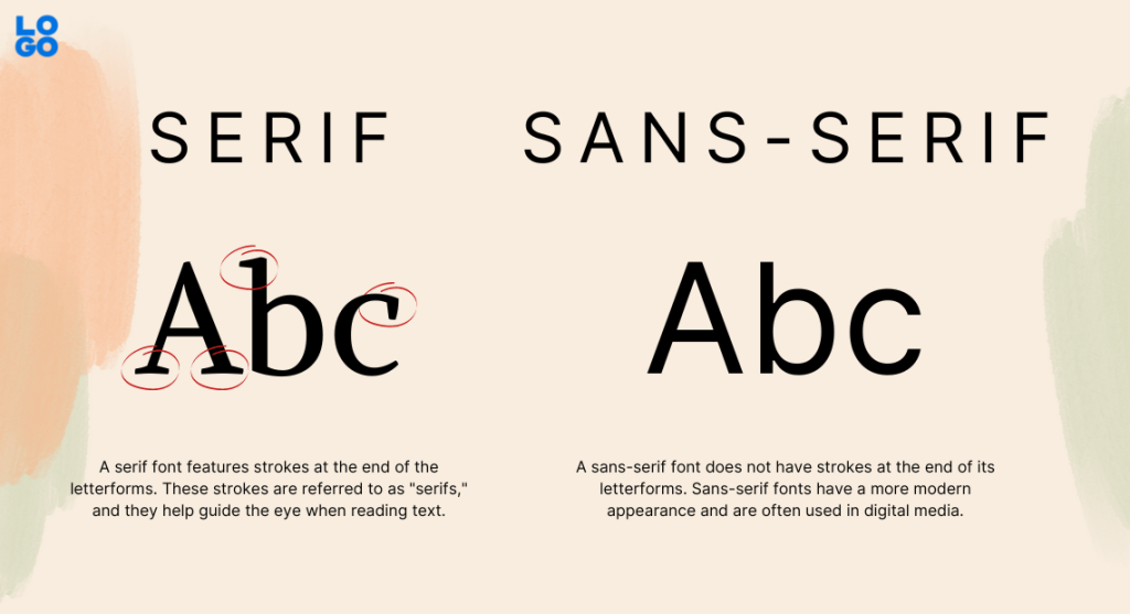 serif fonts